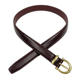 Preppy Gürtel Braun Goldschnalle
