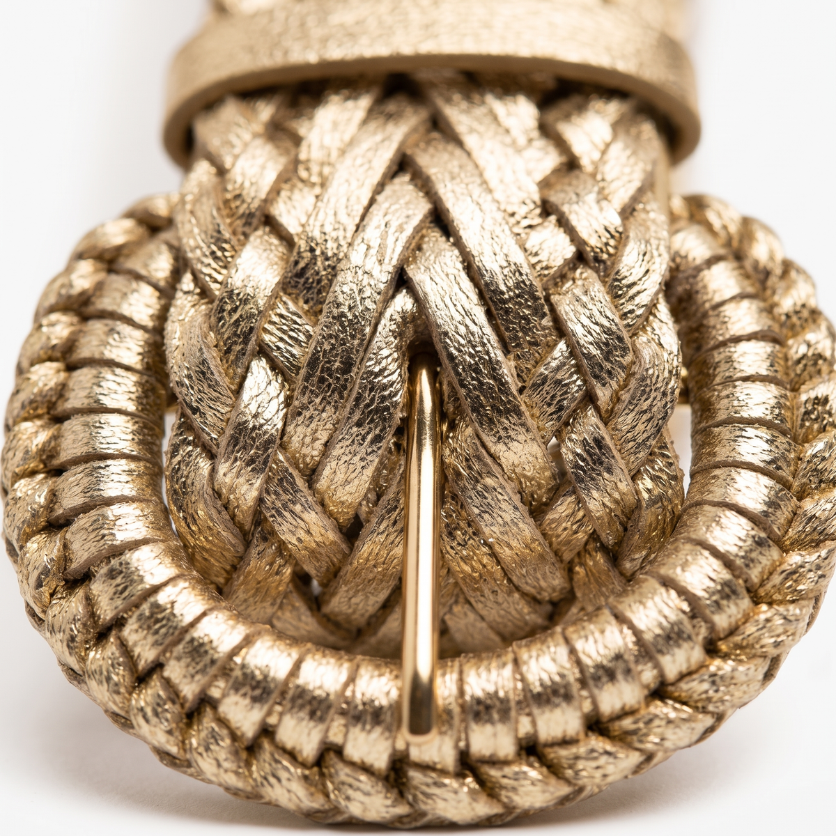 Geflochtener Gürtel in Gold