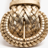 Geflochtener Gürtel in Gold